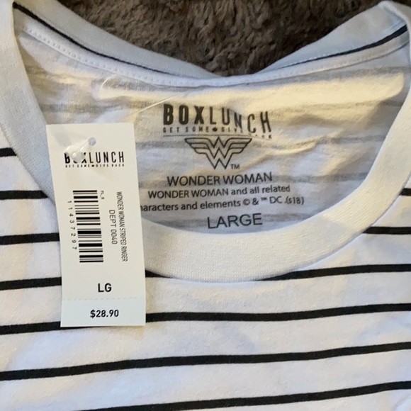 Wonder Woman Striped Ringer - Picture 4 of 5